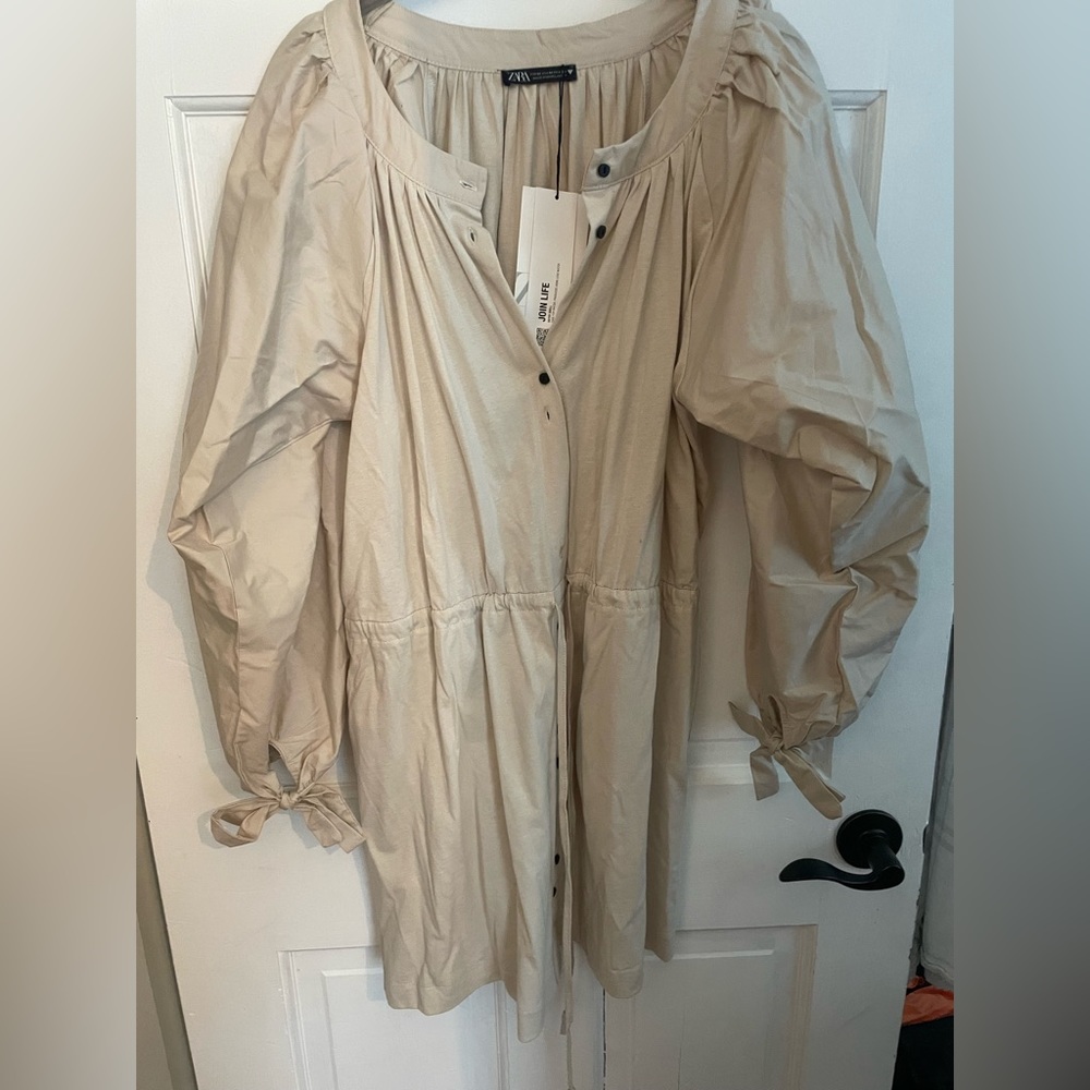 Zara dress with balloon sleeve